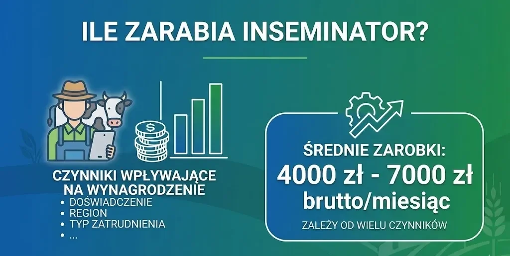 Ile zarabia inseminator