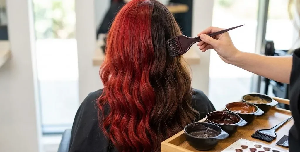 Jaki kolor pokryje czerwone włosy