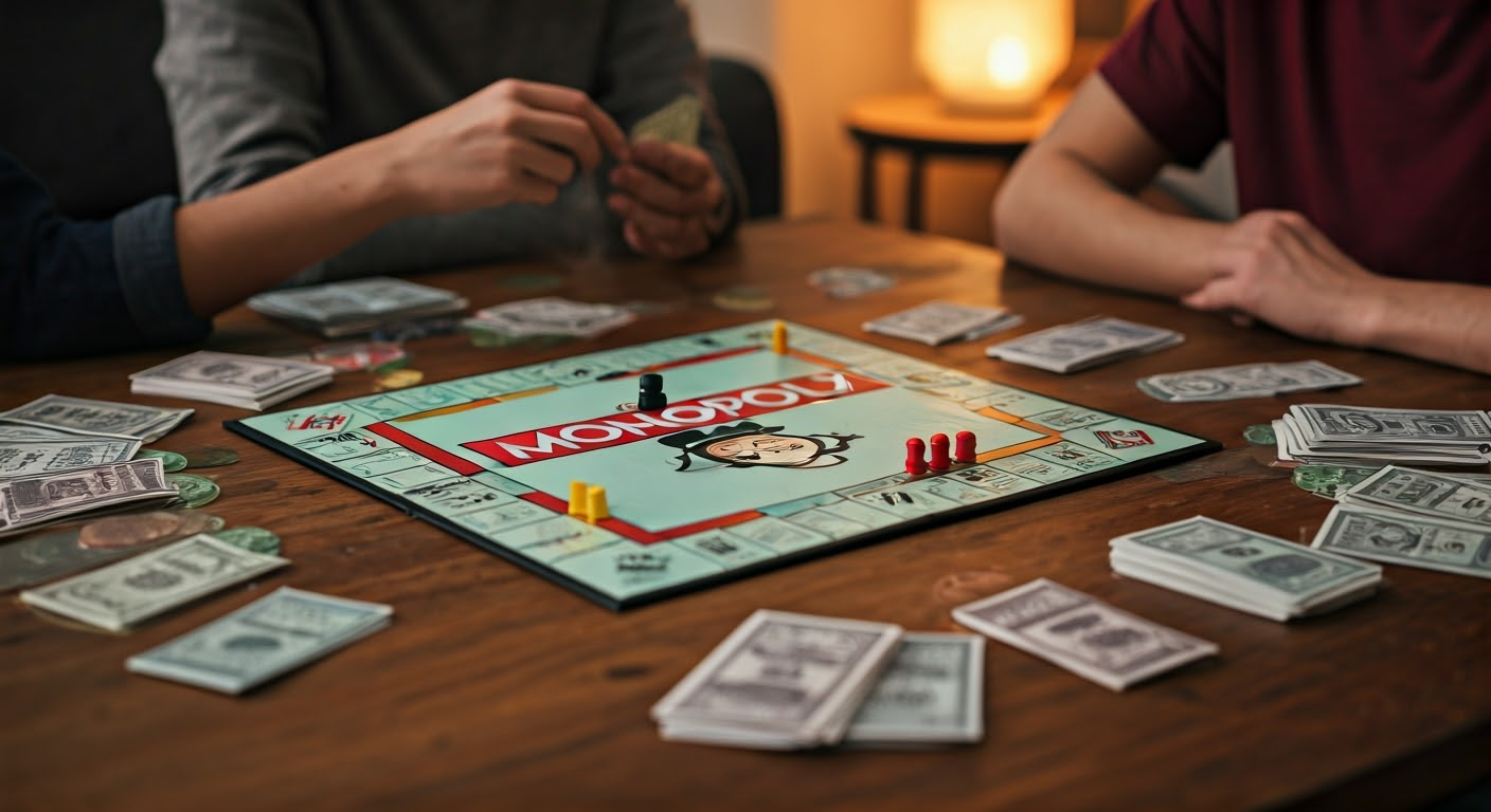 Ile pieniędzy rozdaje się w Monopoly? Zarządzanie gotówka w grze