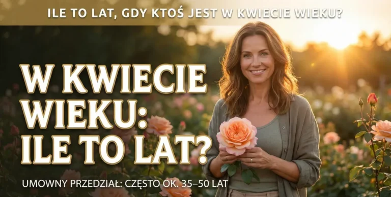 ile to lat w kwiecie wieku