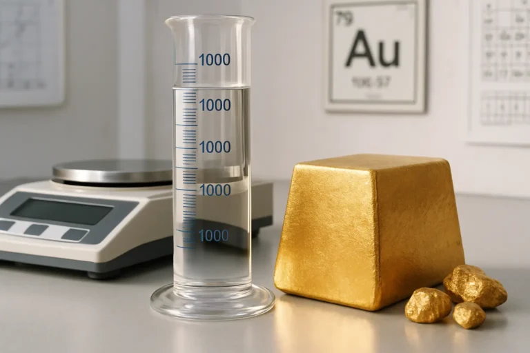 Ile waży litr złota?