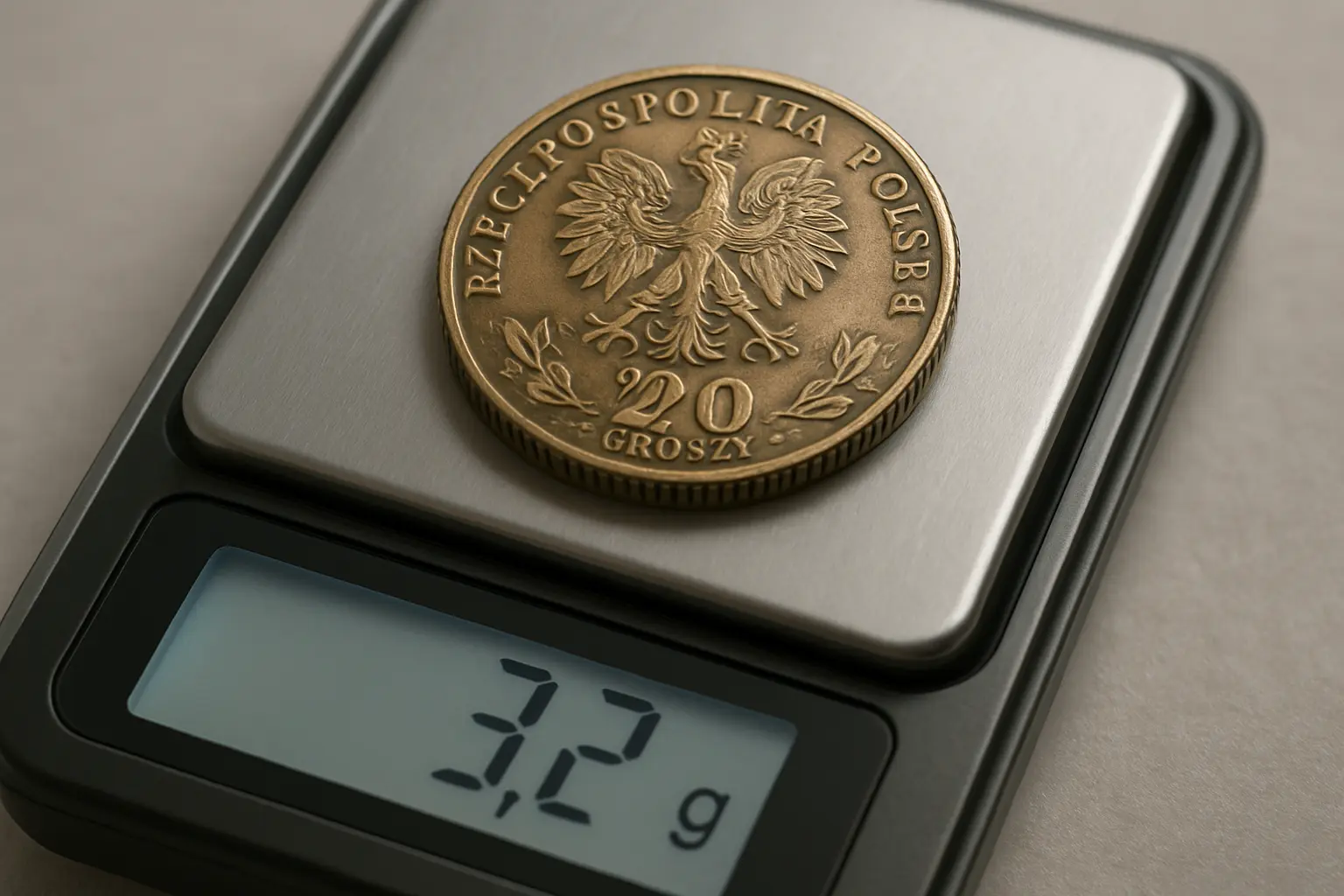 Ile waży moneta 20 groszy w praktyce?