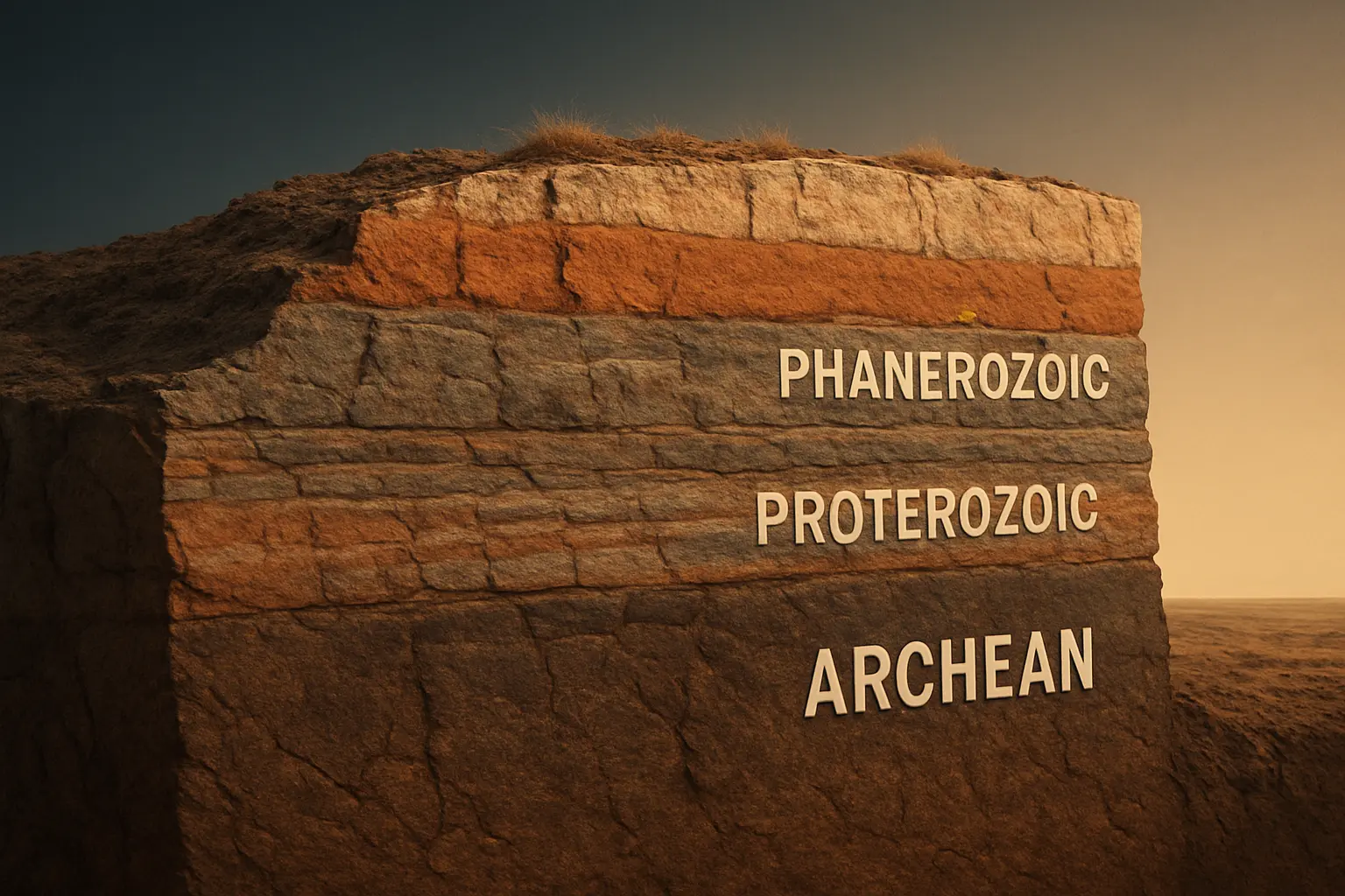 Jak klasyfikuje się eony w geologicznej historii Ziemi?