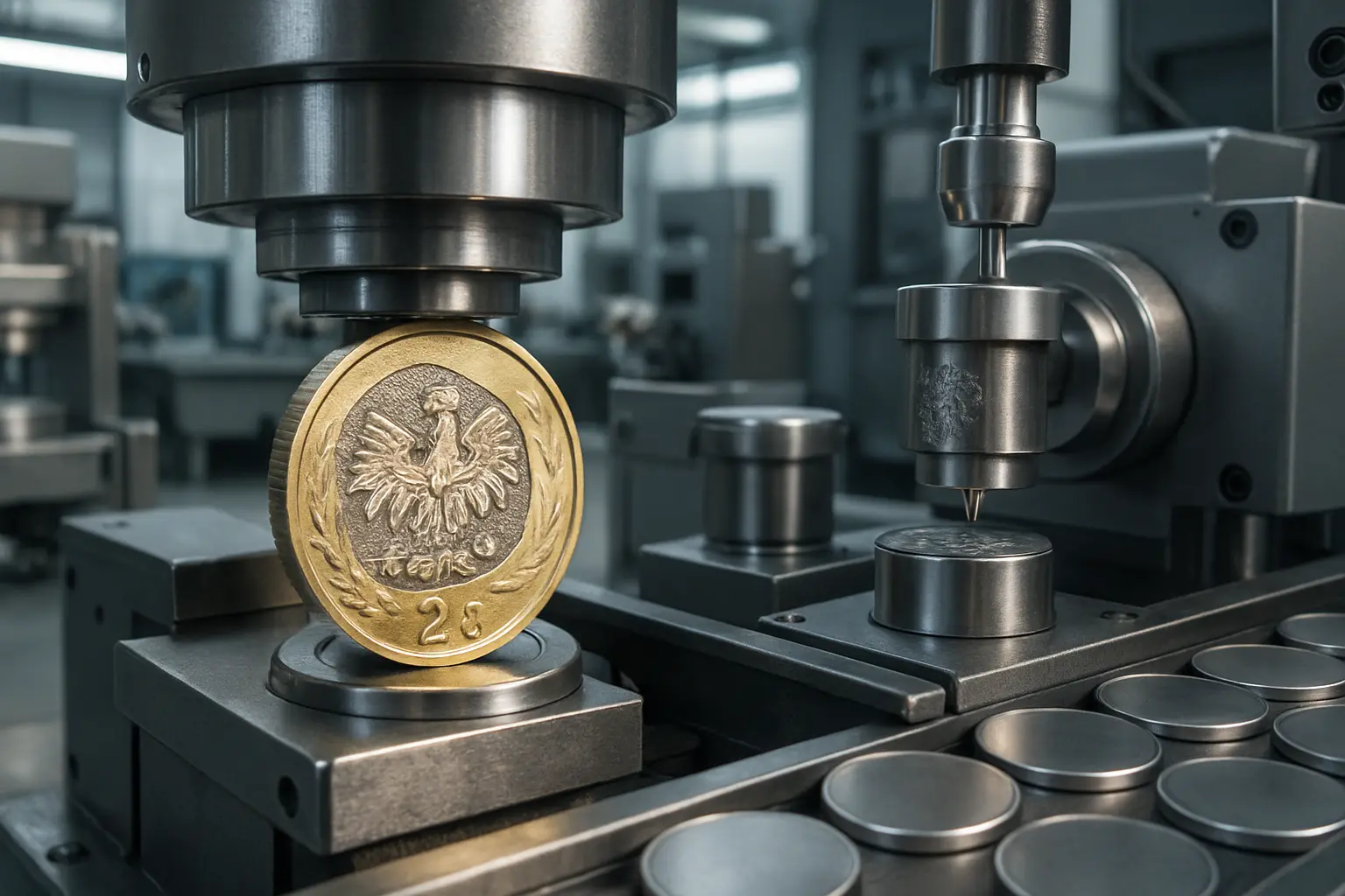 Jak powstaje moneta 2 zł i jakie etapy obejmuje jej produkcja?