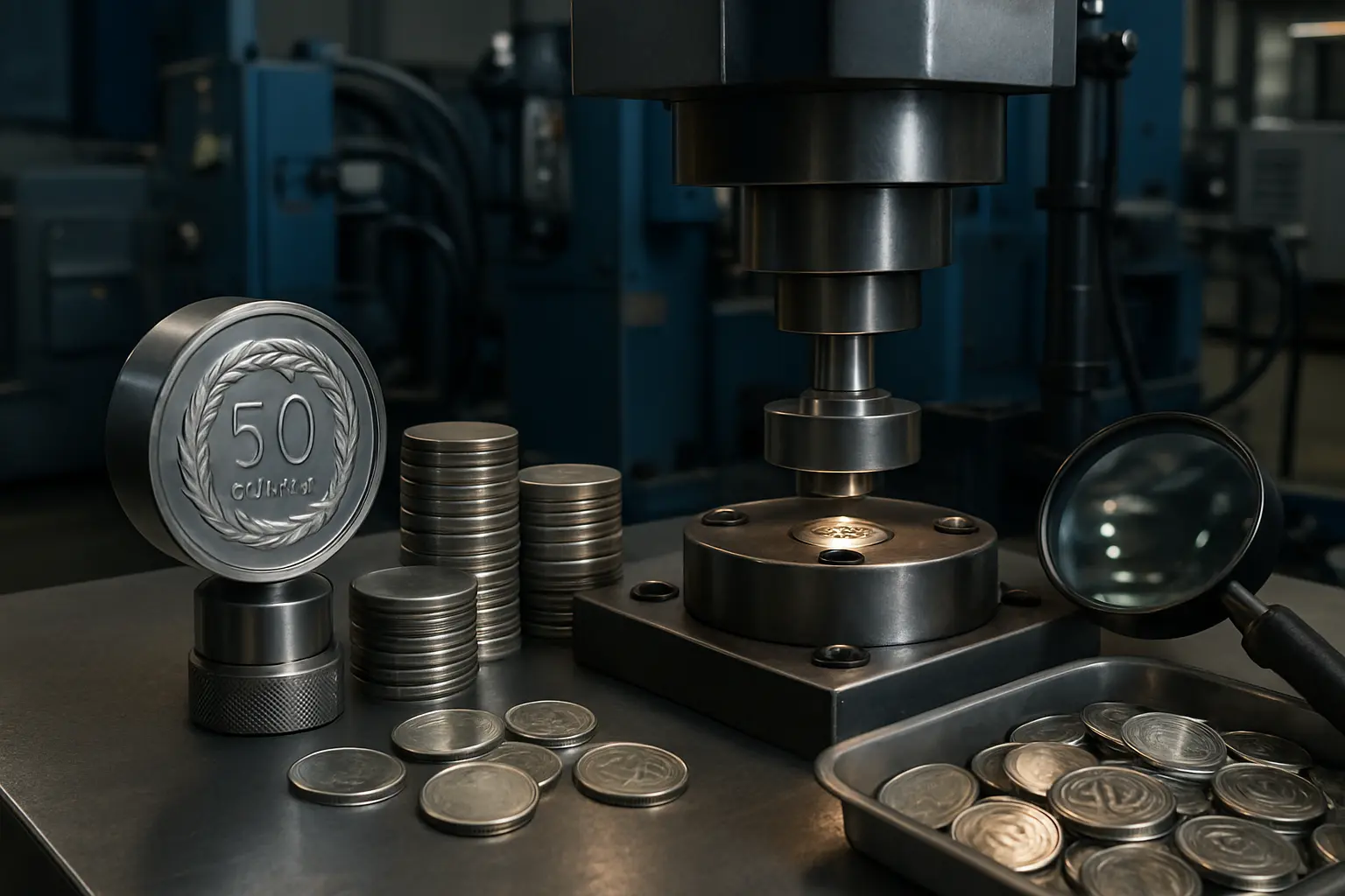 Jak wygląda proces produkcji monety 50 groszy?