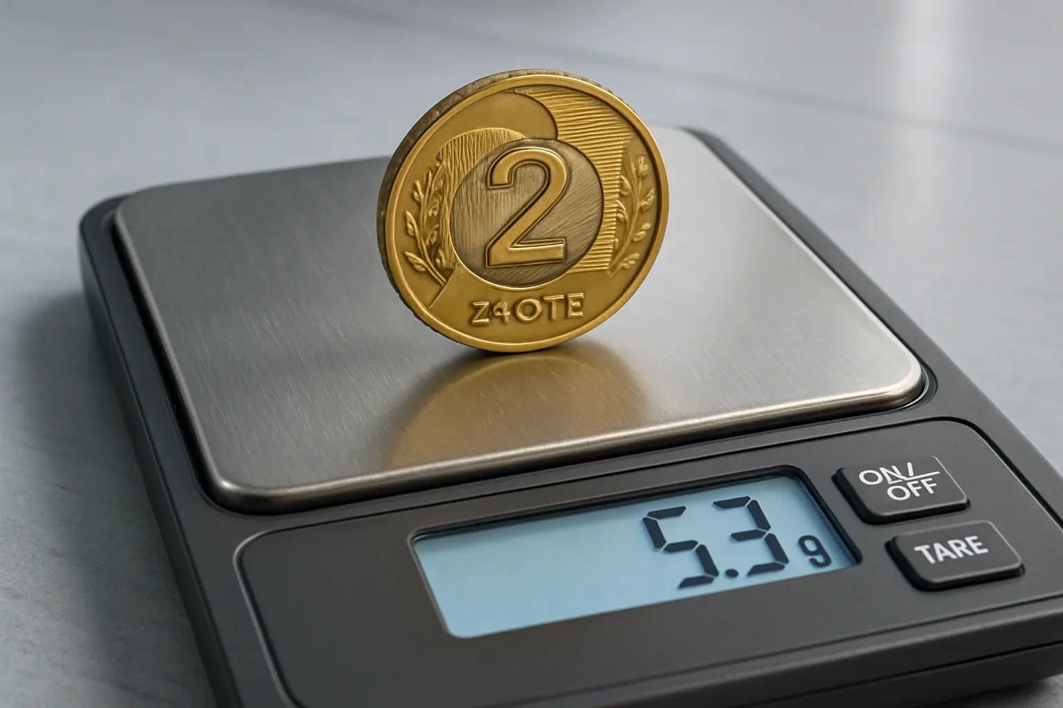 Jaka jest dokładna waga monety 2 zł?