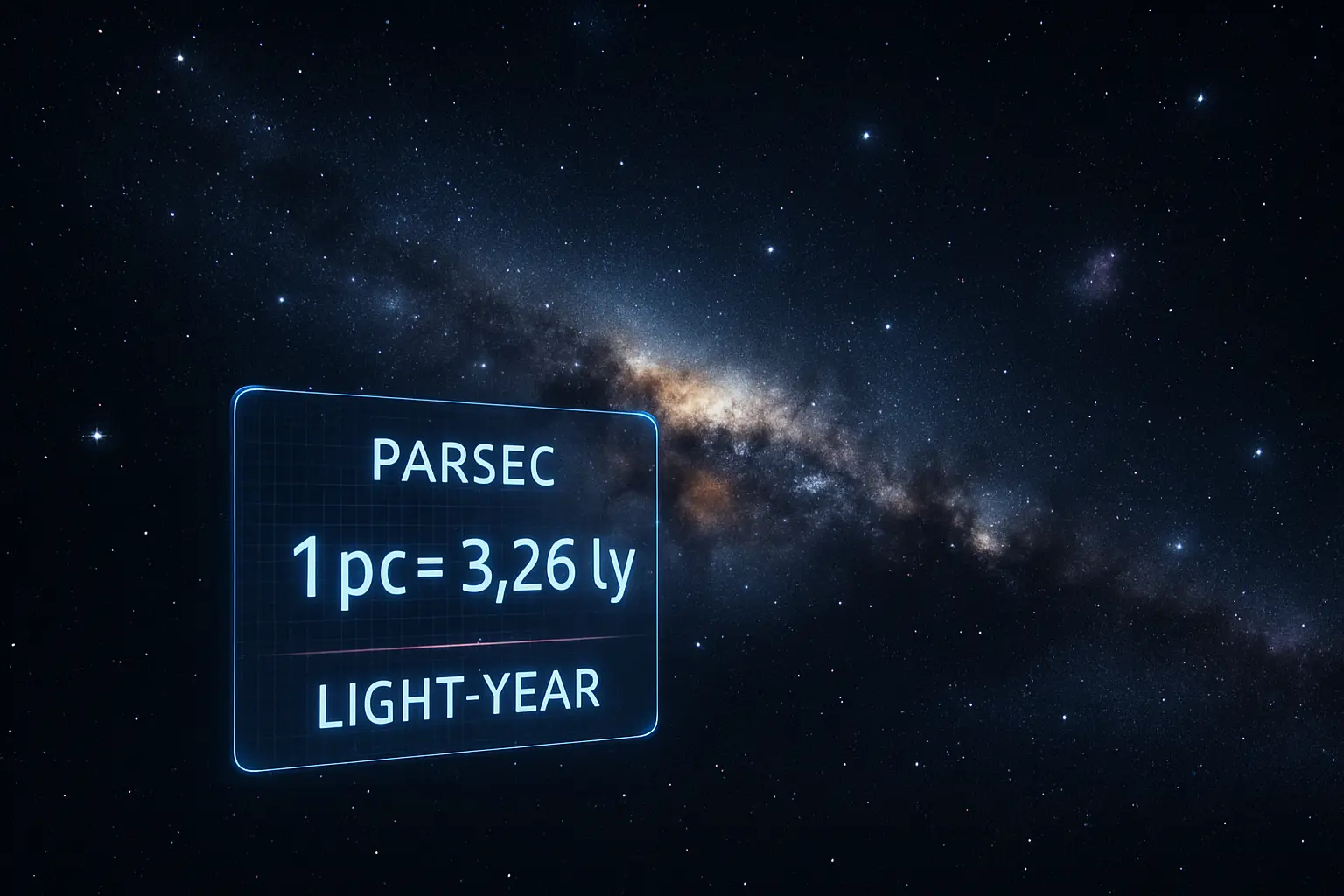 Parsek - ile to lat świetlnych?
