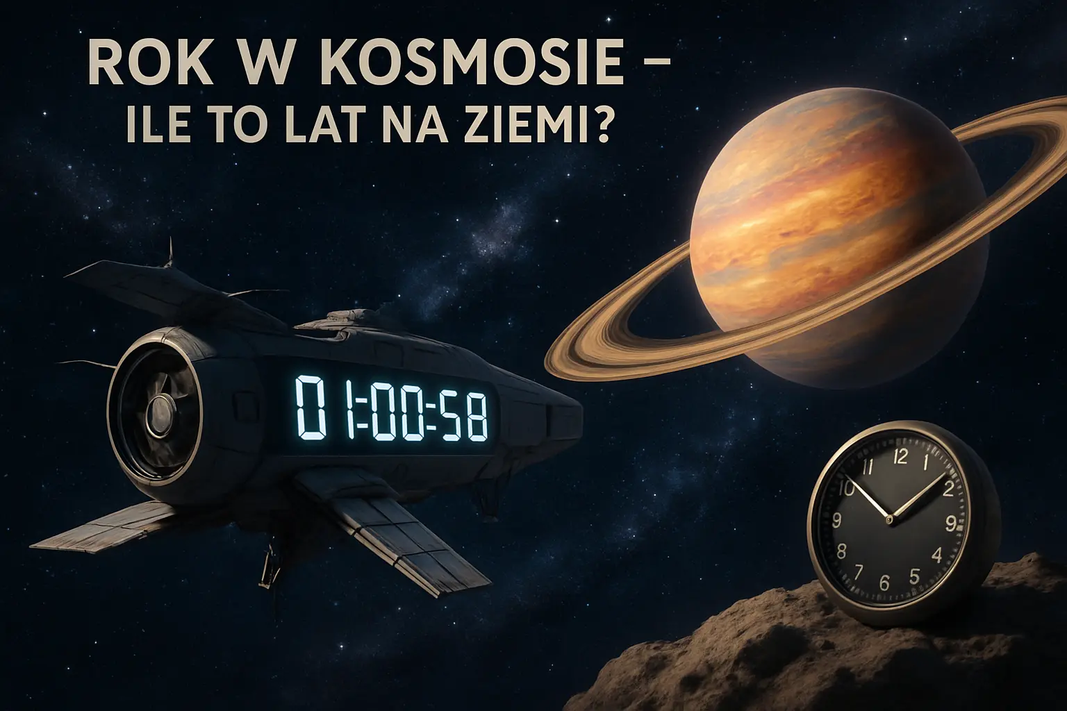 Rok w kosmosie - ile to lat na ziemi