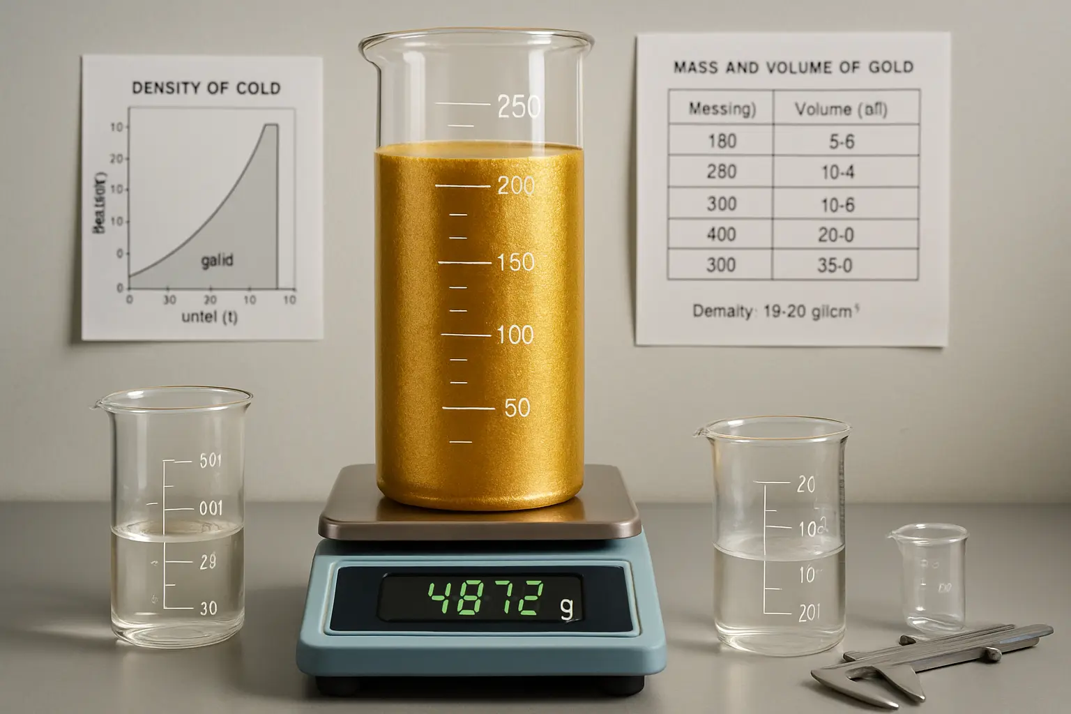 Zaskakujące ciekawostki o złocie i jego masie w litrach